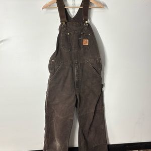 Carhartt uninsulated brown overalls